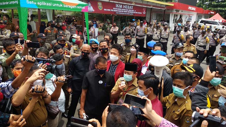 Demo di Kantor Pemkot Bandarlampung, Ini Tuntutan IMM