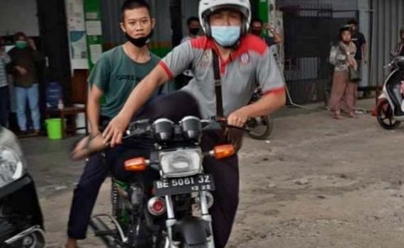 Yang Dikendarai Penganiaya Wartawan Radar Lampung Ternyata Sepeda Motor Milik Pemda