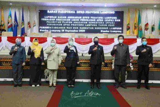 APBD-P 2020, Pemprov Lampung Targetkan Pendapatan Daerah Rp7, 2 triliun