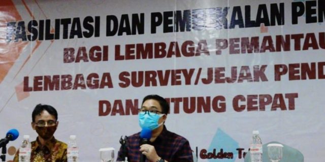 KPU Bandarlampung Beri Pembekalan bagi Lembaga Survei dan Pemantau