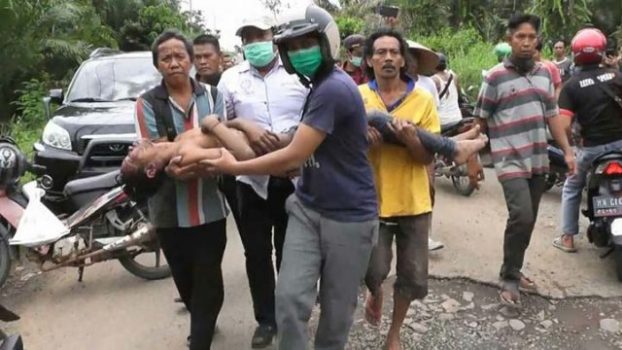 Seorang Pria Ditemukan Bersimbah Darah di Kebun Sawit di Kotaalam Lampung Utara