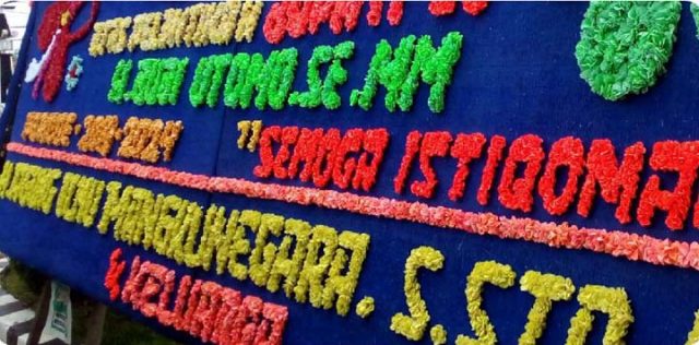 Dilantik sebagai Bupati Lampura Besok, Budi Utomo Terima Karangan Bunga dari AIM
