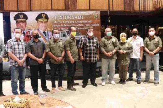 Terima Kunjungan Gubernur Gorontalo, Arinal Promosikan Pariwisata Lampung