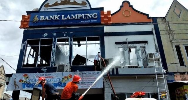 Pasca-Kebakaran KCP Kotaagung, Bank Lampung Siap Layani Nasabah