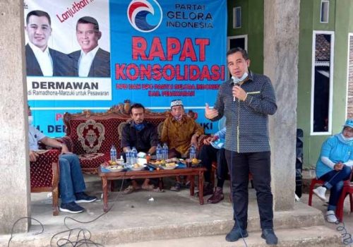 Pilkada Pesawaran, Partai Gelora Siap Menangkan Dendi-Marzuki
