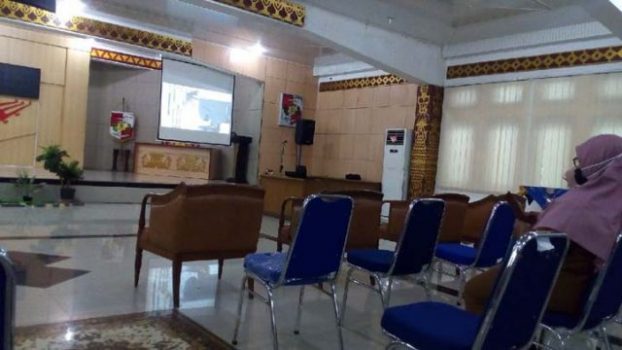 Nonton Bareng Pelantikan Bupati Lampung Utara Sepi Peminat
