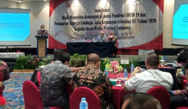 OJK Lampung: Kinerja Jasa Keuangan pada Triwulan III 2020 Tetap Terjaga