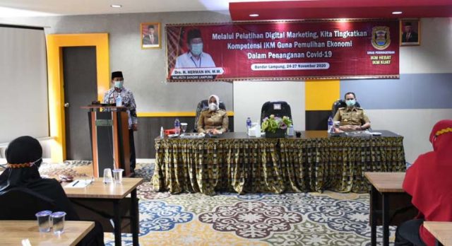 Buka Pelatihan ‘Digital Marketing’, Ini Harapan Walikota Herman HN