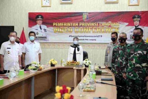 Pemprov Ikuti Rakor Pelaksanaan Omnibus Law Bersama Menkopolhukan dan Menko Perekonomian