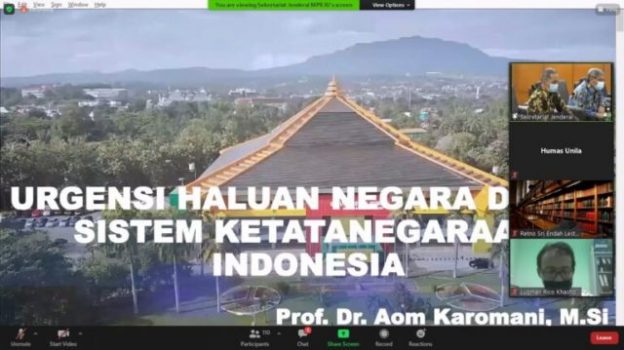 Rektor Unila Jadi Pembahas pada FGD Kebangsaan Berperadaban