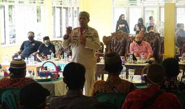 Bupati Lamteng Ingatkan Aparat Kampung soal Bahaya Covid-19