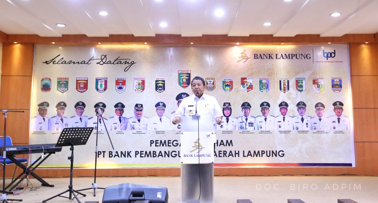 Gubernur Arinal Minta Jajaran Direksi PT.Bank Lampung Profesional