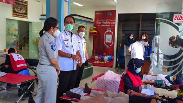 Peringati HUT ke-60, Jasa Raharja Lampung Gelar Donor Darah