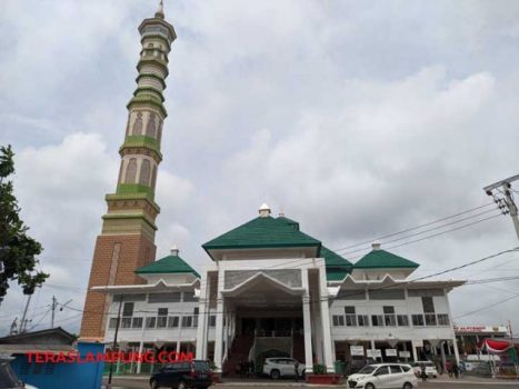 Keindahan Kota Bandarlampung Segera Bisa Dinikmati dari Menara Masjid Al-Furqon