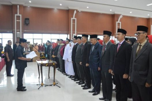 Walikota Herman HN Lantik 61 Pejabat Eselon