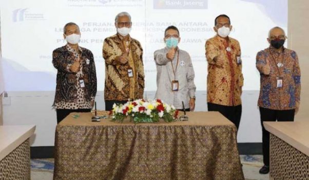 Bank Jateng dan LPEI Kerjasama Jamin Penyaluran Kredit Usaha Korporasi