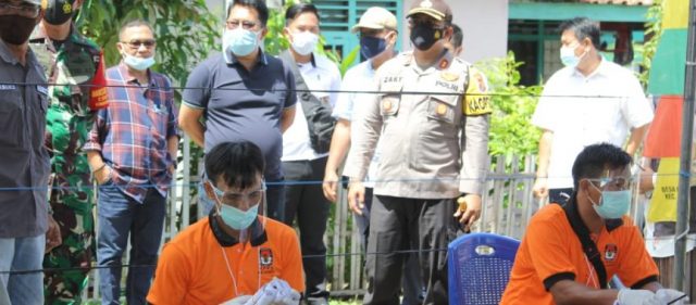Sekda Lamsel Pantau Pelaksanaan Pilkada Serentak 2020
