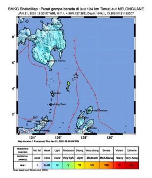 Gempa 7,1 M di Talaud Sulawesi Utara, Ini Kata BMKG