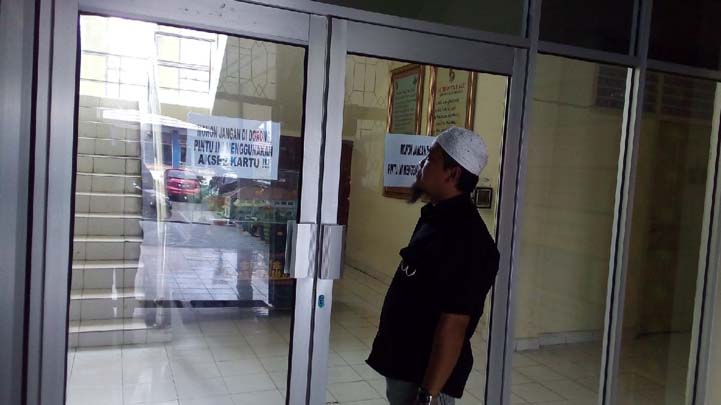 Bappeda Lampung Utara Tertutup untuk Pihak Luar, Ini Buktinya