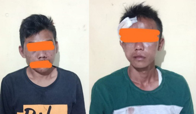 Curi Motor di Pantai Ketang, Dua Pelaku Babak Belur Dihajar Massa