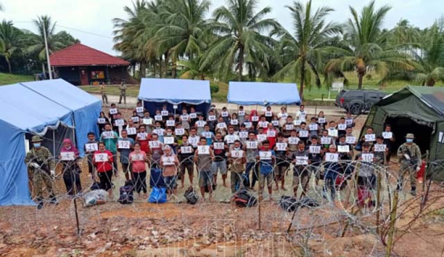 Mau Masuk Lewat Jalur Tikus, 76 WNI Ditangkap Tentara Malaysia
