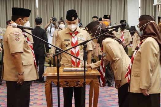 Wagub Lampung Dilantik Sebagai Ketua Kwarda Pramuka