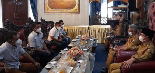 Jelang Pelantikan, Pengurus Askonas Lampura Sowan pada Bupati Budi Utomo