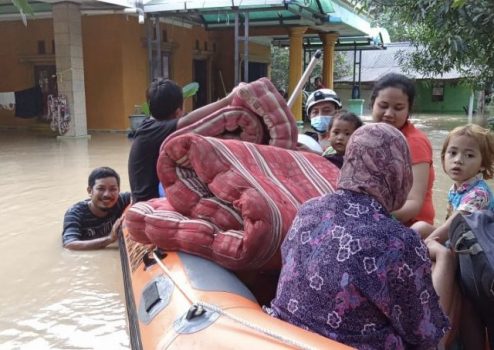Tanggul Jebol Picu Banjir Beberapa Desa di Kabupaten Bekasi