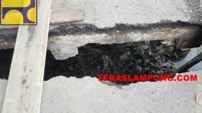 Jembatan Way Semuli Rusak, Jalan Simpang Propau – Tatakarya Lampura Terputus