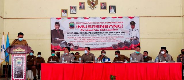 Dana Operasional-ADD-DD Kecamatan Sidomulyo pada 2021 Rp30 Miliar Lebih