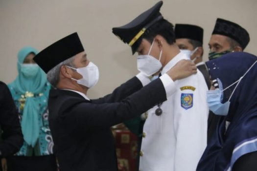 Bupati Sujadi Lantik 46 Pejabat Pemkab Pringsewu