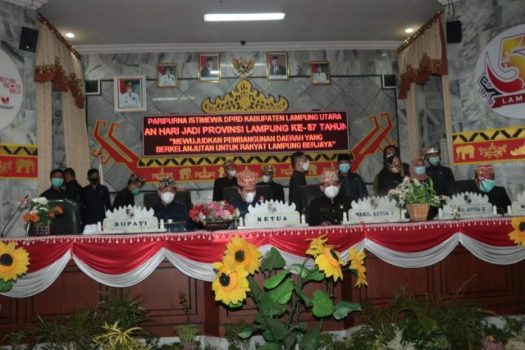 HUT ke-57 Lampung, Bupati Lampura Ajak Warga untuk Kembali Bangkit