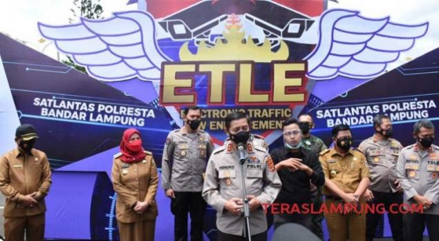 Peluncuran ETLE di Bandarlampung, Ini Kata Kapolda Lampung