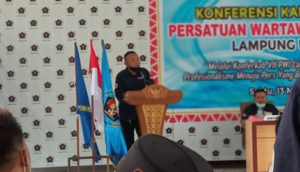 M.Rozi Ardiansyah Terpilih Secara Aklamasi Sebagai Ketua PWI Lampura