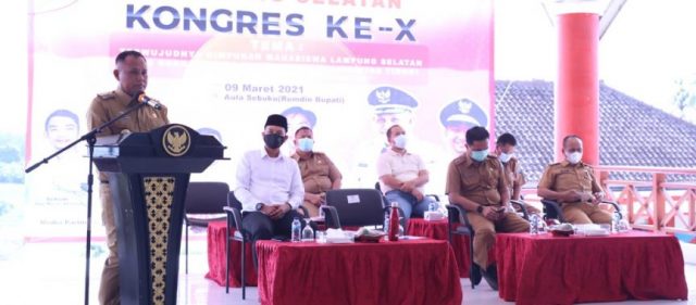 Bupati Lampung Selatan Buka Kongres Himals