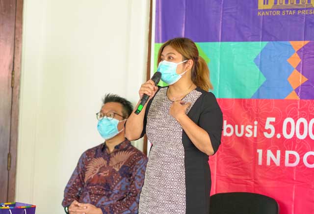 Aice Bagikan 15 Juta Masker Melalui 250 Ribu UMKM