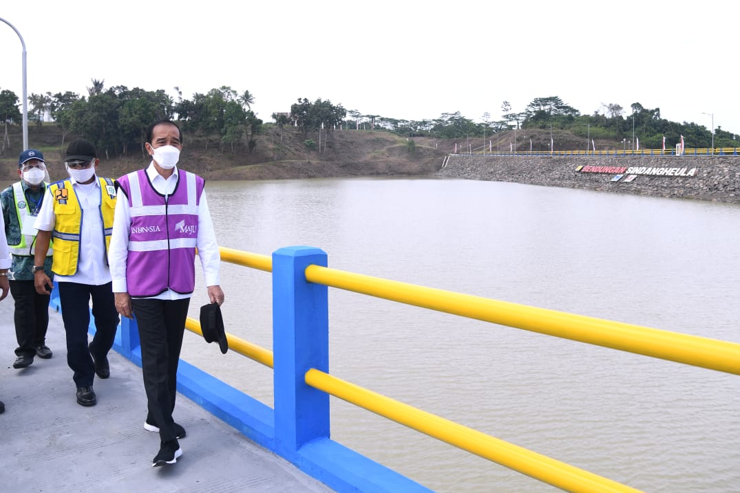 Resmikan Bendungan Sindangheula di Banten, Ini Pesan Jokowi
