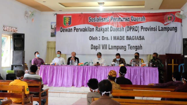 Sosialisasi Perda AKB, Made Bagiasa Ingatkan Soal Prokes