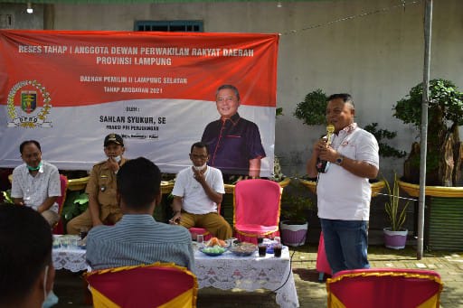 Sahlan Syakur Serap Aspirasi Warga di Lamsel