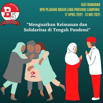 Ramadan, Pejuang Bravo Lima Lampung Kembali Gelar Baksos