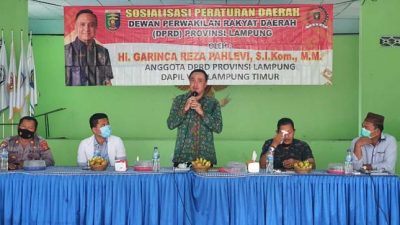 Garinca Sosialisasikan Perda Nomor 3/2020 di Raman Aji