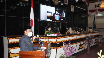 Walikota Metro Sampaikan LKPJ Tahun 2020
