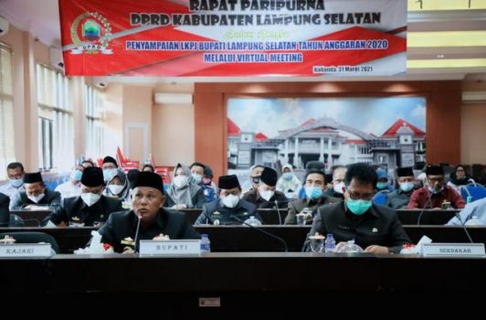 Bupati Nanang Ermanto Sampaikan LKPJ Tahun Anggaran 2020