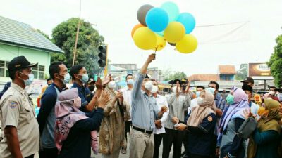 Resmikan Pasar Takjil, Walikota Metro Ajak Pemuda Menuju Zona Kuning