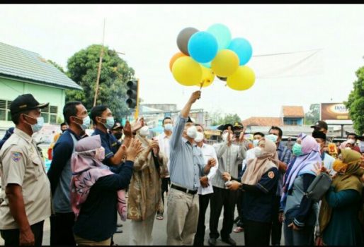 Resmikan Pasar Takjil, Walikota Metro Ajak Pemuda Menuju Zona Kuning