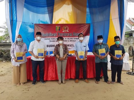 Budhi Condrowati Sosialisasi Perda Rembug Desa di Tubaba