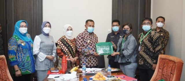 Duta Swasembada Gizi dan ChildFund Silaturahmi dengan Bupati Lampung Selatan
