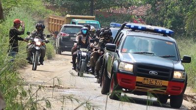 Antisipasi Begal-Perampok-Curanmor Jelang Lebaran, Tim Gabungan Senjata Lengkap Gelar Patroli di Lamteng
