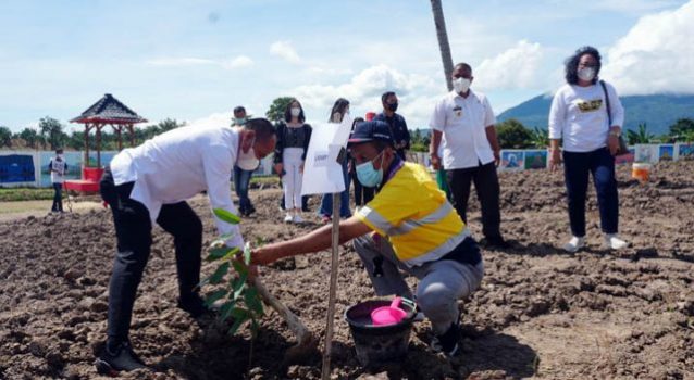 Hari Air Sedunia, Pemkab Lampung Selatan Tanam Pohon di Kebun Edukasi