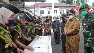 Gubernur Arinal Hadiri Deklarasi Pencanangan Zona Integritas di Kejati Lampung